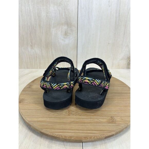 Teva Universal Boomerang Pink Ankle Strap Sandals Womens Size 5.5 (4y) - Picture 4 of 7